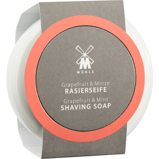Mühle Barbersæbe i porcelænsskål - Grapefrugt & Mint - 65gr