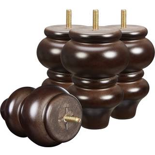 Tr? m?bler ben 5 tommer sofa ben pakning med 4 runde sofa ben espresso midt ?rhundrede skrivebord ben sofa udskiftningsdele til kommode ben sk?nk