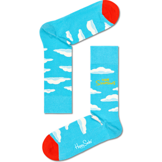 Happy Socks The Simpsons Clouds Sock - Lightblue - Str 36/40