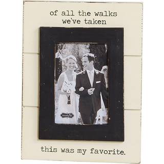 Mudpie af alle vandreture bryllupsbillede ramme 5 x 7