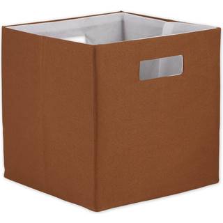 Polyester Cube Solid Cinnamon Square 13x13x13