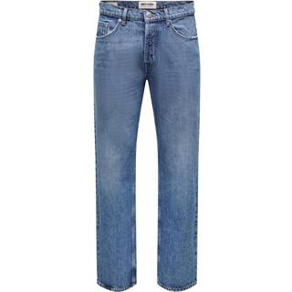 Onsedge Mellemhøj Talje Straight Fit Jeans