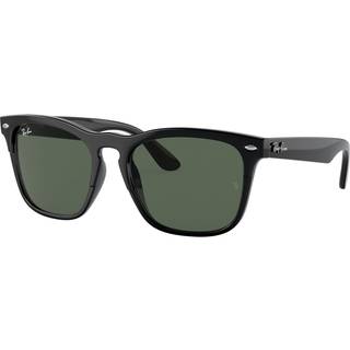 Ray - Ban Unisex RB4487 STEVE 662971 Solbriller Nylon Sort Grøn Firkantet Normal