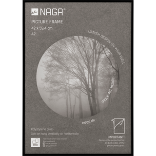 NAGA billedramme, 42 x 59,4 cm, sort