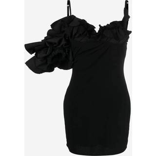 Jacquemus La Robe Duna ruffled minidress - black - XXS
