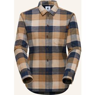 Mammut Women's Trovat L/S Shirt Skjorte Damer størrelse XL farve brun