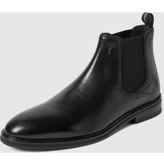 JOOP! Herren Chelsea Boots schwarz Glattleder