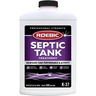 Roebic K-37-Q Septic Tank-behandling fjerner tilstopning af milj?venlige bakterier Enzymer Safe for toiletter fungerer i 1 ?r 32 ounces 32 fl oz