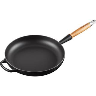 Le Creuset Bratpfanne mit Holzgriff Signature Gusseisen Schwarz 26 cm