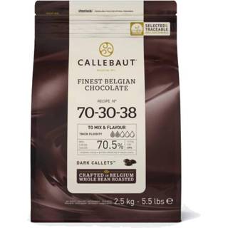 Callebaut Chokolade Mørk - 70,5 % Kakao, 2,5 kg