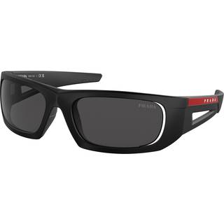 Prada Linea Rossa PS02YS 1BO06F 59 Solbriller Mænd Black - Matte Black - 59mm
