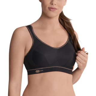 Anita Active Extreme Control sports BH, sort, Størrelse: 105C, Dame