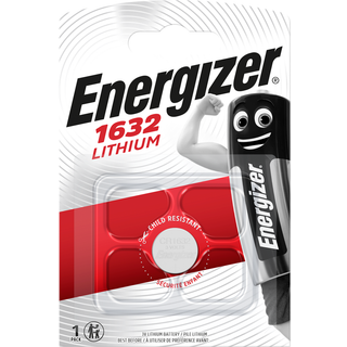 Energizer Lithium Batteri CR1632 - 1 Stk. Blister