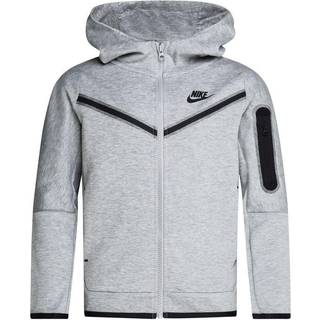 Nike Y NSW TECH FLC FZ HOODIE, S, Grå