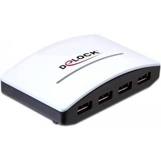 Delock 4-Port USB 3.0 Ekstern Hub - Hvid