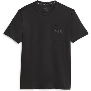 Puma First Mile Running Shirt Men - Black, Size S - black