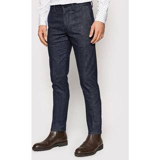 Tommy Hilfiger Herren Hose blau meliert Slim Fit