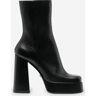 Versace Medusa Aevitas leather platform boots - black - EU 40