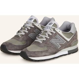 New Balance Unisex MADE in UK 576 i Grå/Hvid Suede/Mesh, Størrelse 41.5