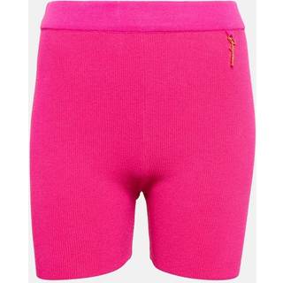 Jacquemus Le Short Pralu knitted biker shorts - pink - XS