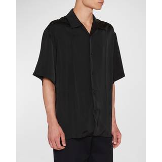 Jil Sander Shirt 26 bowling shirt - black - EU 38