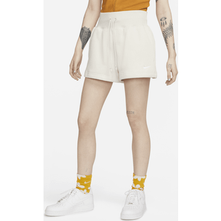 Nike Sportswear Phoenix Fleece-shorts med høj talje og løst design til kvinder - brun - L (EU 44-46)