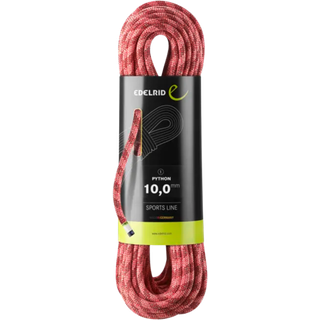 Edelrid Python 10 mm Helreb størrelse 30 m farve rød