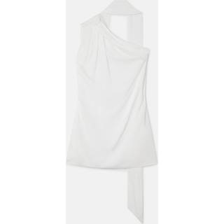 Stella McCartney One-shoulder crÃªpe top - white - XXS