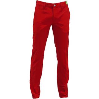 Alberto Golf Herren Golfhose rot