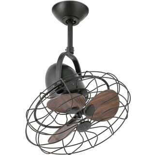 Keiki-ventilator, væg og loft, AC, mørkebrun