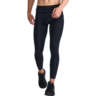 2XU Men's Aero Compression Tights Black/Silver Reflective, S