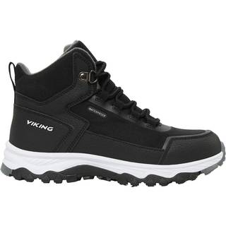 Viking Akkarvik L Mid WP Sneakers, Sort/Grå, 28