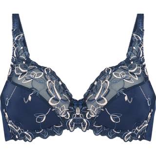 Hunkemöller Ikke-formstøbt bøjle-bh Diva blå - 75C