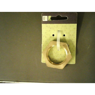 Kontramøtrik til bordgennemføring Guidi Lock nut, messing, passer til 1" G (BSP)