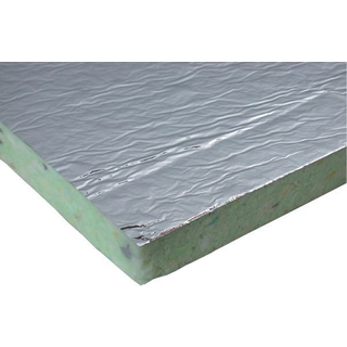 Motorrumsisolering Isoflock, med folie, 1000 x 500 x 40 mm