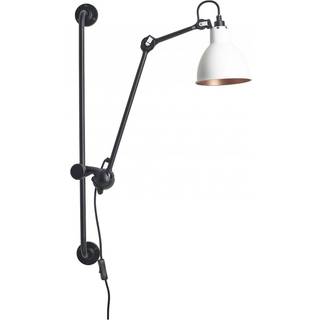 Lampe Gras - Væglampe - 210-R - Hvid/Kobber - DCW éditions Paris