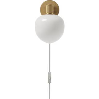 LYFA MEMOIR 120 Væglampe Messing/Opal