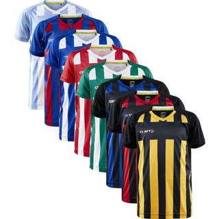 Craft - Progress 2.0 Stripe Jersey JR - Black/Sweden Yellow 134/140