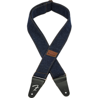 Fender x Wrangler Denim Guitarrem (Dark Indigo, 2")