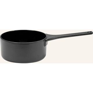 Serax - Surface Sauce Pan Enamel Cast Iron Black D17 - 1,3L - Gryder og kasseroller - Sergio Herman - Sort
