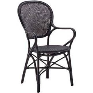 Sika Design, Rossini Rattan Stol Sort