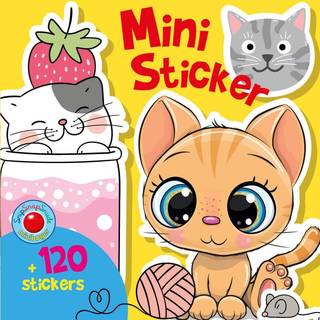 Snip Snap Snude mini-stickers klistermærkebog - Katte
