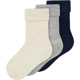 Name It 3-pak strømper i forskellige farver til baby