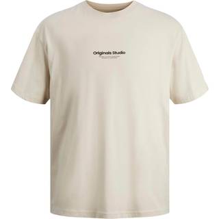 Jack & Jones Junior crew neck t-shirt i moonbeam til drenge