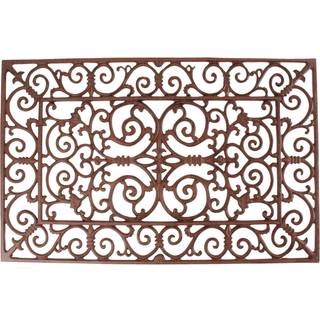 Rustikaler Fussabtreter Fussmatte Eisen Jugendstil 71,5x46cm