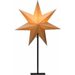 Papirstjerne metalfod højde 65 cm - Beige