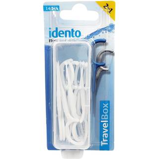 Idento Floss and Stick, TravelBox (hvid) (U)   14 stk.