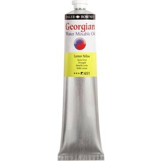 Georgian Water Mixable Oil Colour, vandopløselig oliefarve 200 ml Lemon Yellow 651