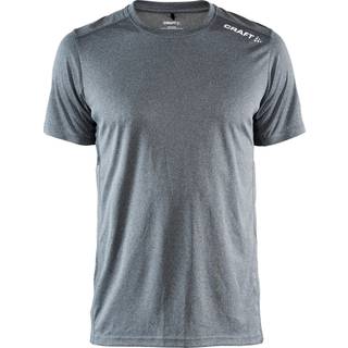 Craft - Rush SS Tee Maend - Dk Grey Melange XS