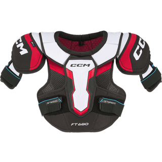 CCM Jetspeed 680 Senior Skulder beskytter (Sort)
